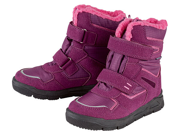 Термо-чоботи з мембраною WATERPROOF для дівчинки Pepperts 3M Scotchlite 415289 фіолетовий