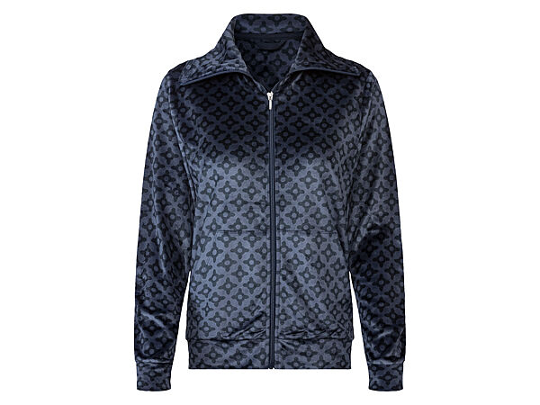 Толстовка велюрова для жінки Esmara LIDL 435817 темно-синій