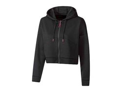 Толстовка укорочена зі щільного трикотажу для жінки Crivit LIDL 497617 чорний
