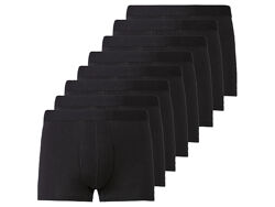 Труси -боксери набір 8 шт. для чоловіка Livergy LYCRA 502009 чорний
