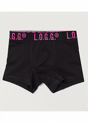 Трусики -боксери для хлопчика H&M L. O. G. G 0767123-007 чорний