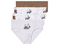 Трусики сліпи набір 4 шт. для хлопчика Lupilu Трактор 461386 білий