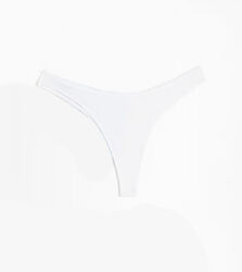 Трусики-бразиліана з мікрофібри для жінки H&M 1174840-004 білий