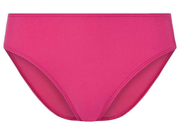 Трусики-сліп в рубчик для жінки Esmara LYCRA 454843 малиновий