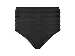 Трусики-сліп набір 5 шт. бавовняні для жінки Esmara LYCRA 381922 чорний