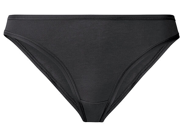 Трусики-сліп бавовняні однотонні для жінки Esmara LYCRA 387659 чорний