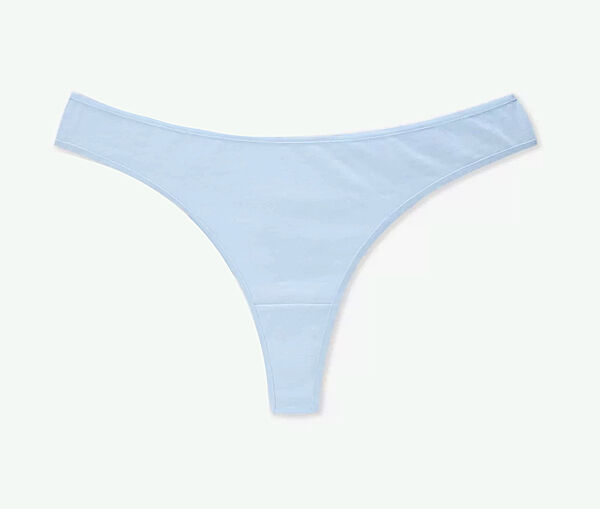 Трусики-стринги бавовняні однотонні для жінки Primark Cares 991109932-504 блакитний