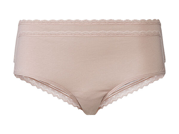 Трусики-хіпстери набір 2 шт. мереживні для жінки Esmara SeaCell 434955 рожевий
