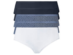 Трусики-хіпстери набір 5 шт. бавовняні для жінки Esmara LYCRA 499683-1 Різнобарвний