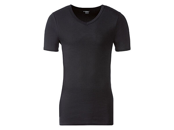 Футболка з V подібним вирізом для чоловіка Livergy LIDL 319150-1 чорний