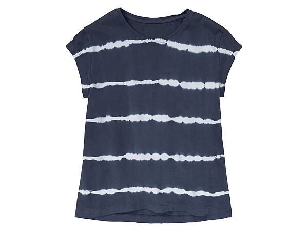 Футболка бавовняна для дівчинки Pepperts LIDL 498049 темно-синій