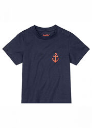 Футболка бавовняна для хлопчика Lupilu LIDL 372241 темно-синій