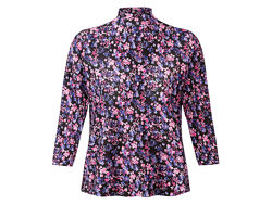 Футболка-лонгслів рукав 3/4 для жінки Esmara Lenzing EcoVero 379697 Різнобарвний