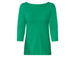 Футболка-лонгслів рукав 3/4 для жінки Esmara LYCRA 453546 зелений