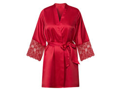 Халат атласний для жінки Esmara LIDL 435606 червоний
