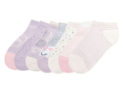 Шкарпетки набір 7 пар для дівчинки Pepperts LYCRA 377528 Різнобарвний