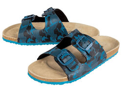 Шльопанці шкіряні ортопедичні для хлопчика Pepperts LIDL 369307 синій