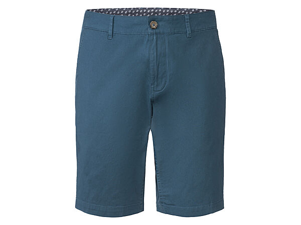 Шорти Карго бавовняні з кишенями для чоловіка Livergy LYCRA 418231 синій