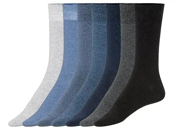 Шкарпетки високі набір 7 пар для чоловіка Livergy by Town Land Kaufland 464798 Різнобарвний