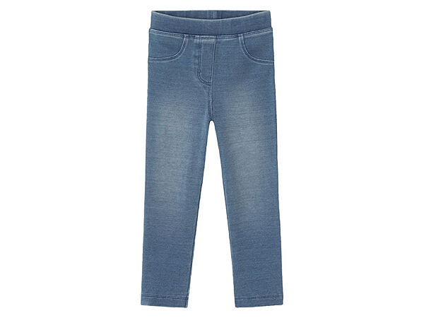 Джегінси Skinny на резинці для дівчинки Lupilu LYCRA 369968 блакитний