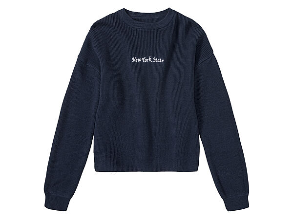 Джемпер в&acuteязаний для дівчинки Pepperts LIDL 431080 темно-синій