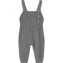 Напівкомбінезон бавовняний в&acuteязаний для хлопчика Lupilu LIDL 458139 сірий