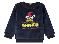 Світшот плюшевий для хлопчика Disney Grinch 457249 темно-синій