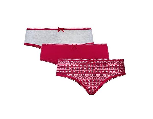 Трусики-хіпстери набір 3 шт. мереживні для жінки Esmara LYCRA 363402 Різнобарвний