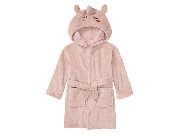 Халат з високоякісної мікрофібри для дівчинки Livarno LIDL 412770 рожевий