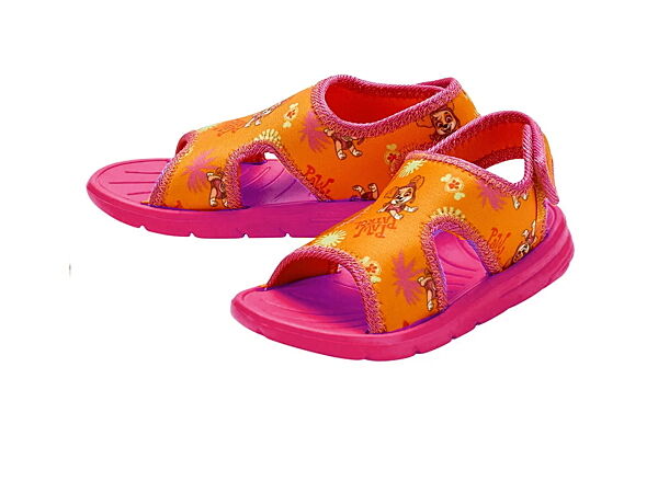 Сандалії на липучці для дівчинки Disney Щенячий патруль 458339 помаранчевий