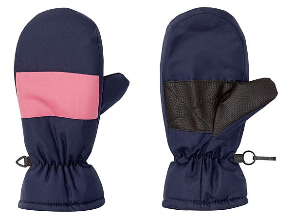 Рукавиці водовідштовхуючі та вітрозахисні для дівчинки Crivit 3M Thinsulate 335842 темно-синій