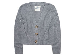 Кардиган бавовняний в&acuteязаний для дівчинки Pepperts LIDL 377512 сірий