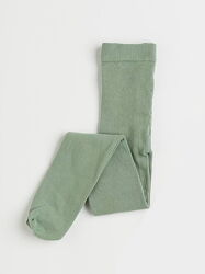 Колготки бавовняні однотонні для дівчинки H&M 0293433-055 хакі