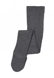 Колготки бавовняні однотонні для дівчинки H&M 0619739057 графітовий