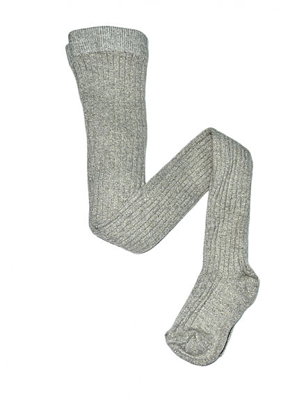 Колготки з люрексовою ниткою для дівчинки H&M 0996253-4 сірий