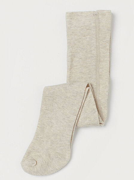 Колготки бавовняні для дівчинки H&M 0493103034 бежевий