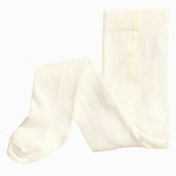 Колготки бавовняні однотонні для дівчинки H&M 0493103-4 молочний