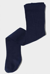 Колготки бавовняні однотонні для дівчинки H&M 0493103005 темно-синій