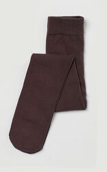 Колготки бавовняні однотонні для хлопчика H&M 0293433-002 коричневий