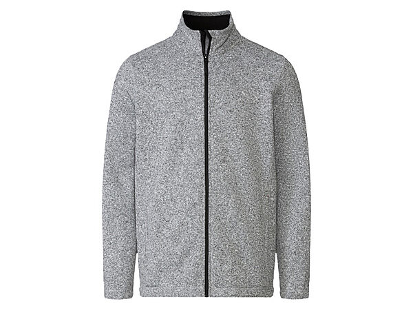 Куртка демісезонна флісова для чоловіка Livergy LIDL 427827 сірий