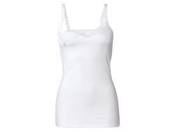 Майка для мам-годувальниць з вшитим топом для жінки Esmara LYCRA 499415 білий