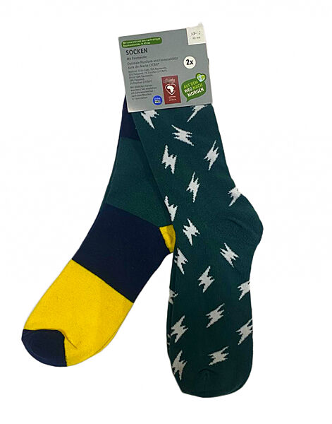 Шкарпетки трикотаж високі набір 2 пари для жінки Lidl LYCRA 464602 зелений