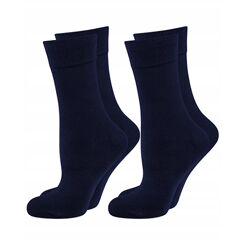Шкарпетки високі набір 2 пари для жінки Nur Die 480148 темно-синій