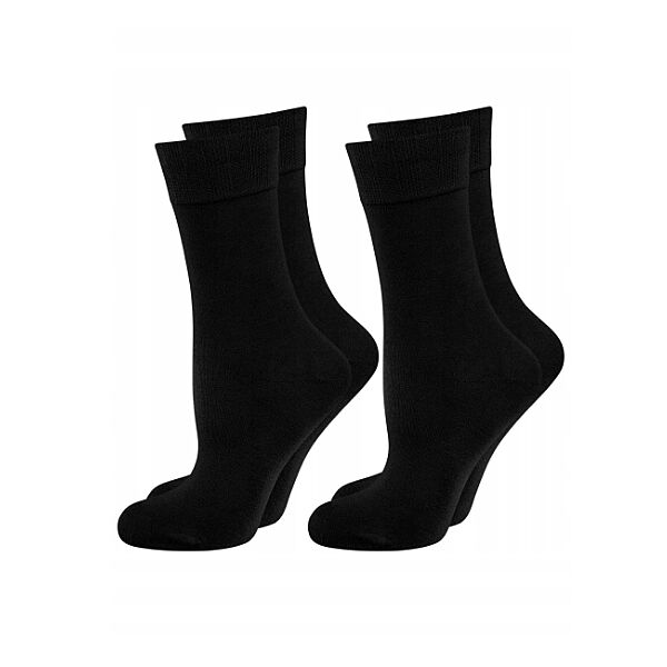 Шкарпетки високі набір 2 пари для жінки Nur Die 480148 чорний