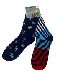 Шкарпетки трикотаж високі набір 2 пари для чоловіка Lidl LYCRA 464602-ч Різнобарвний