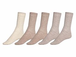 Шкарпетки високі набір 5 пар для жінки Esmara LYCRA 464376 бежевий