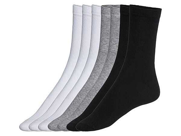 Шкарпетки трикотаж високі набір 7 пар для жінки Esmara CREORA 457265 Різнобарвний