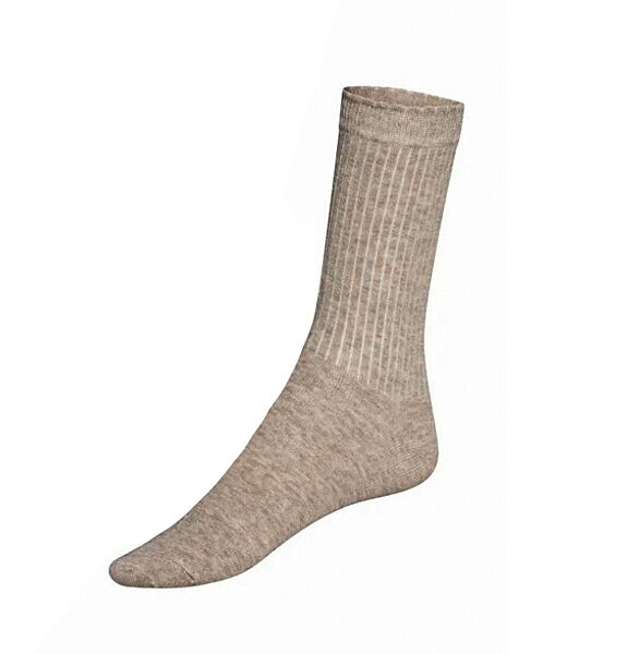 Шкарпетки бавовняні високі для жінки Esmara LYCRA 464376 коричневий