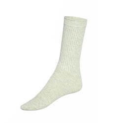 Шкарпетки бавовняні високі для жінки Esmara LYCRA 464376 молочний