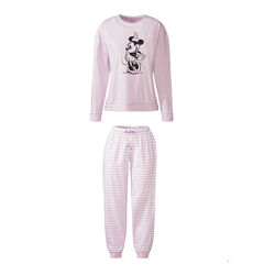 Піжама лонгслів і штани для жінки Disney Minnie Mouse 374143 фіолетовий